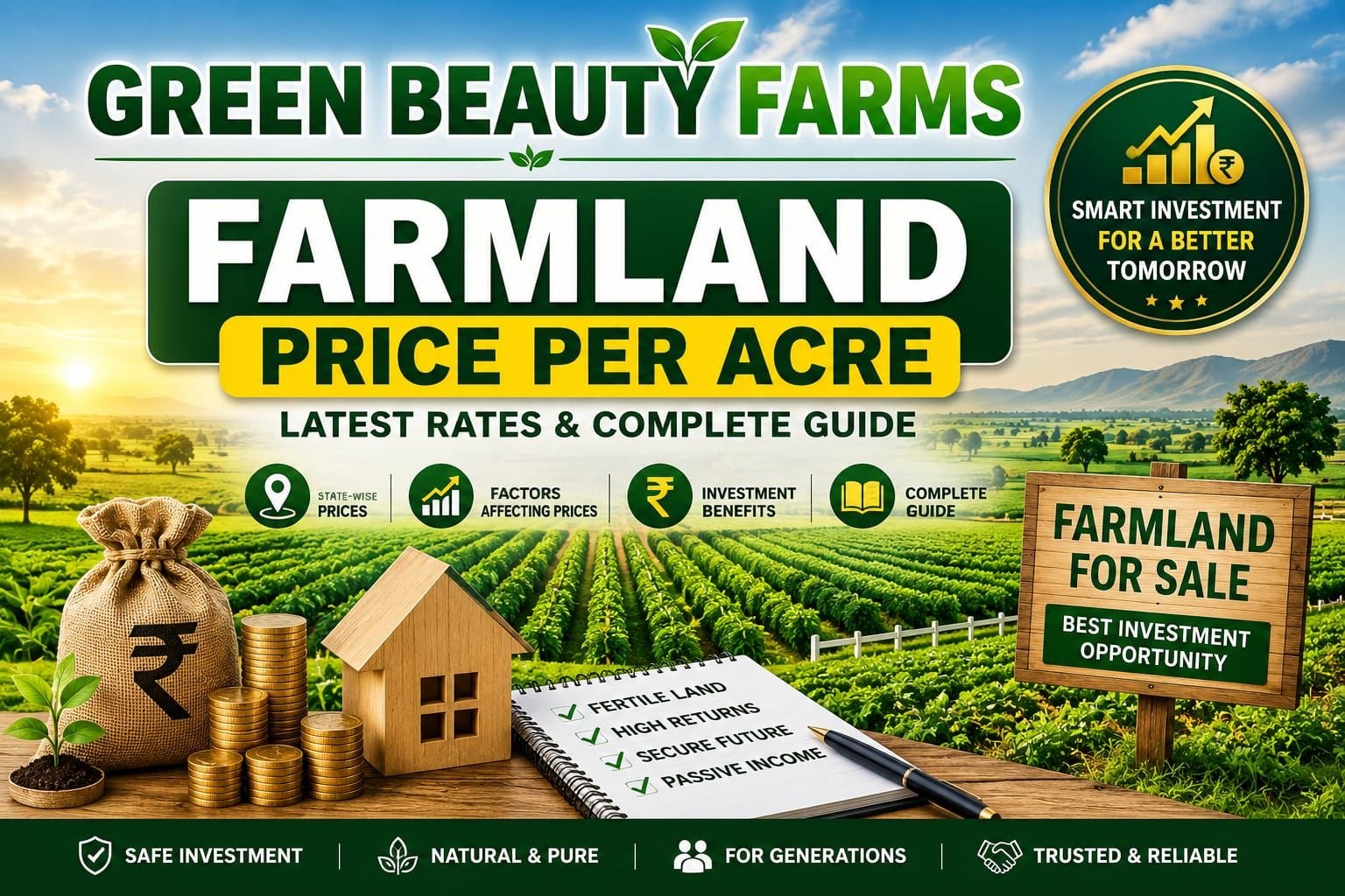 Farmland Price Per Acre in India: Complete Guide for Buyers and Investors